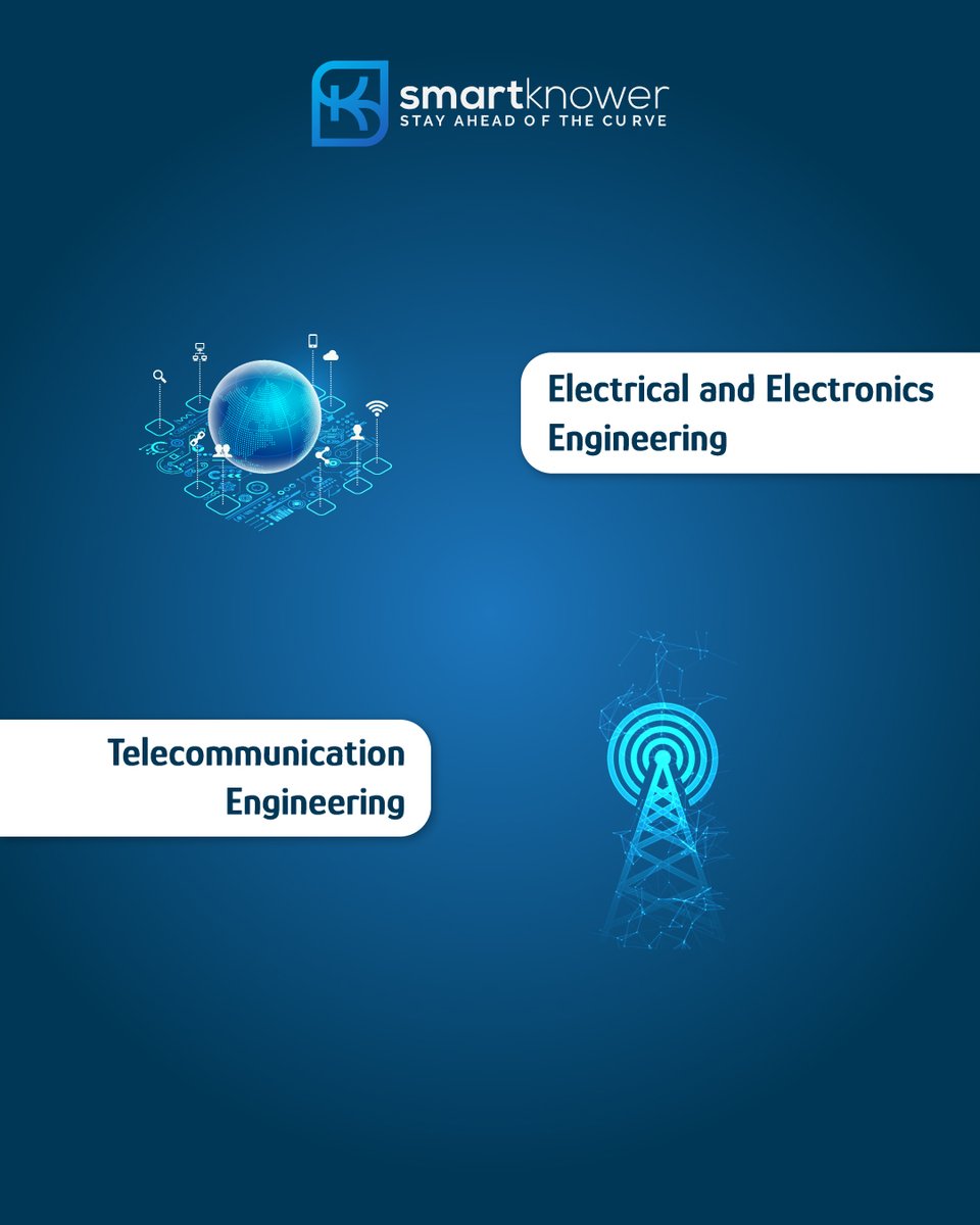 KnowerSmart's tweet photo. List of Most Demanding #engineering fields in future.

Learn new skills to cope with the competition. 

Get upskilled with smartknower: https://t.co/Mr60jy1iGF

#smartknower #engineeringcourses #engineeringstudent #onlinecourses #onlinetraining  #engineeringfields #trending https://t.co/b4n2l5YYEt