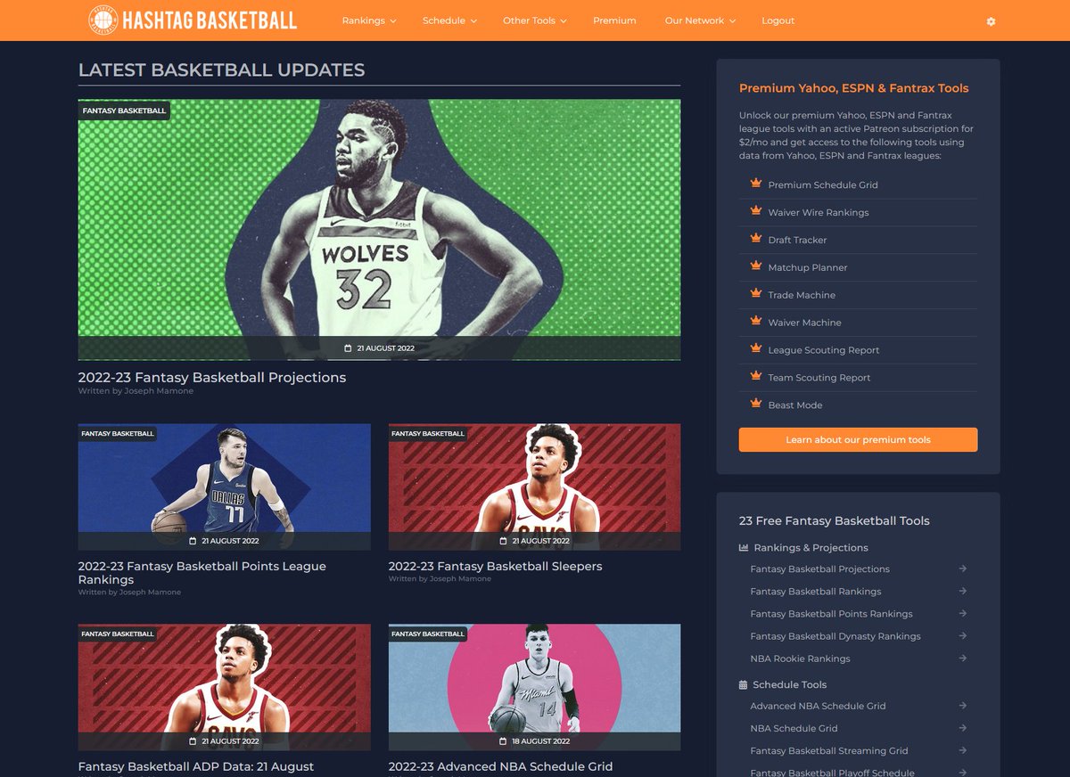 hashtbasketball's tweet photo. FYI - we're aiming to re-open and launch the new design of https://t.co/Nlk0fZ2CMw tonight at around 7PM PDT.

Here are some screenshots of what it'll look like. The new design brings a dark mode option and a better experience on your phone. https://t.co/QmxB3oTT9t