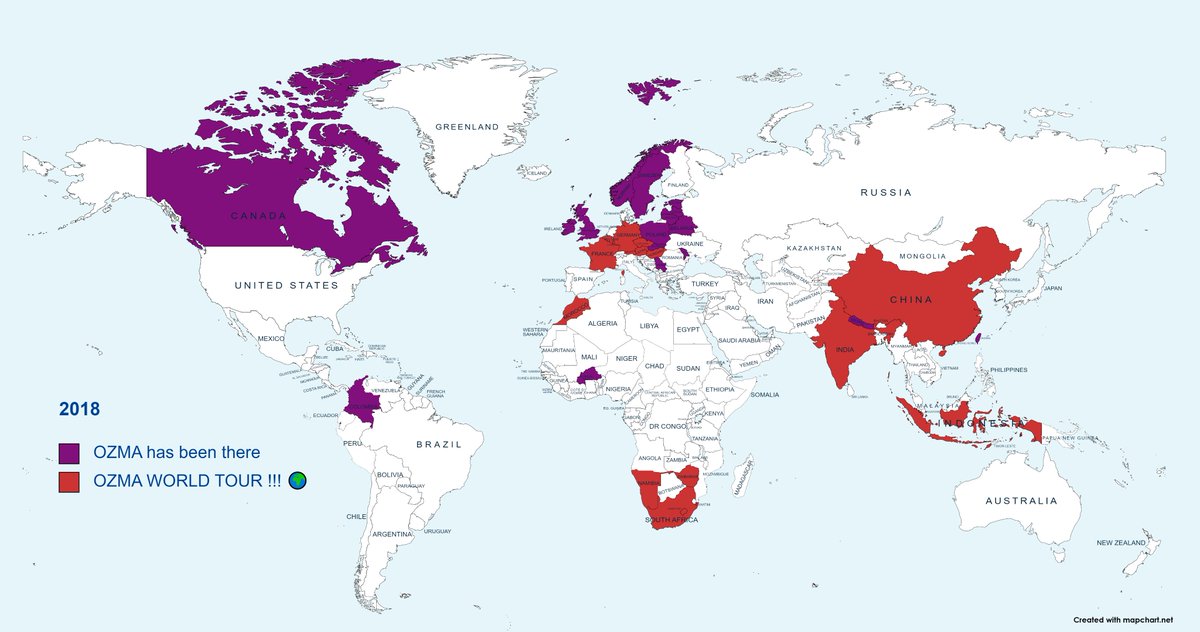 ⭕ RETROZMA // 2018 ⭕ 
Année folle ! OZMA a donné 60 concerts dans le monde entier : Maroc 🇲🇦 Zimbabwe🇿🇼 Afrique du Sud 🇿🇦 Namibie 🇳🇦 Lesotho 🇱🇸 Indonésie 🇮🇩 Inde 🇮🇳 Chine 🇨🇳 et + !
Anecdotes dans la websérie "High, Far and Loud" ! youtu.be/VUD6YJS6qXY

#ozmajazz #worldtour