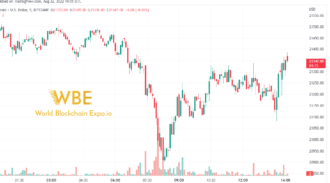wbeEvent's tweet image. #Bitcoin Price Update Today : $21,347
#World_Blockchain_Expo #wbe