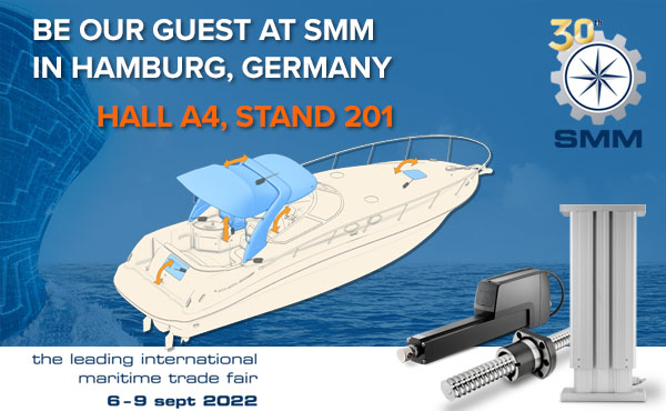 Thomson_Ind_EU's tweet photo. How can precise #linearmotion benefit your applications? Be sure to visit us at @SMMfair Hamburg and learn more about the benefits of electric linear actuators for #shipbuilding, #machinery and #marine. https://t.co/9iaewcGS20