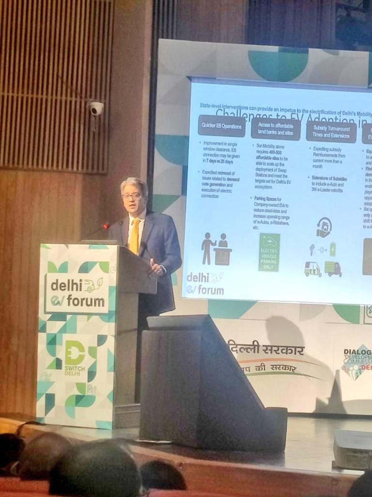 Thrilled to be recognised for having one of the widest battery swapping network across #Delhi while we continue to drive the <a href="/SwitchDelhi/">Switch Delhi</a> campaign along with the <a href="/AAPDelhi/">Aam Aadmi Party Delhi</a>. 

#futureofmobility