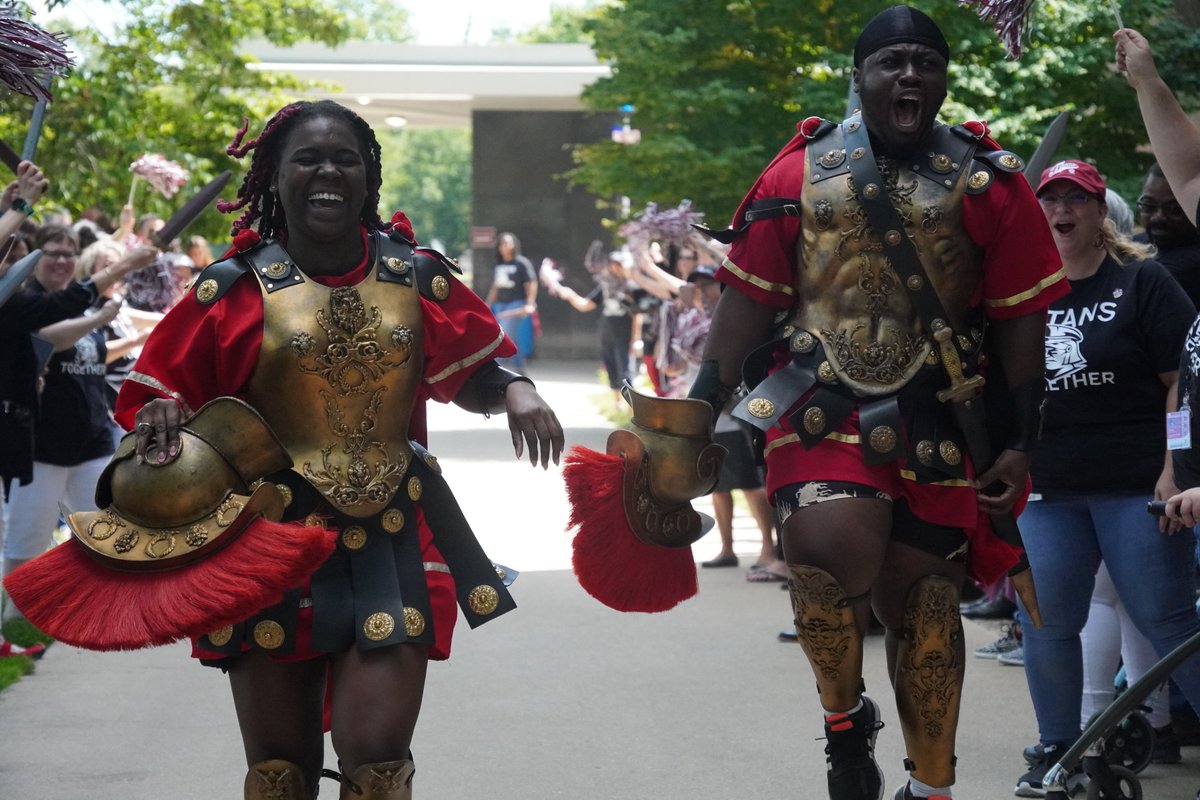 So excited to welcome our Titans back! Happy first day of classes and here's to a great semester!