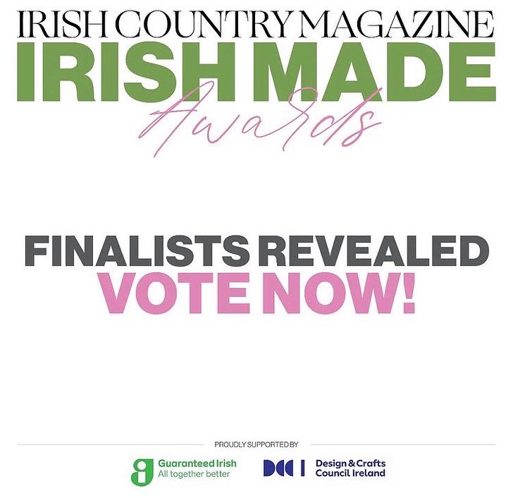 👏 Congratulations to 4 of our brilliant clients who were nominated for @IrishCountryMag Irish Made 2022 Awards! 👏 @CharlieMahon8 👏 GROUND Wellbeing 👏 Hanna’s Bees 👏 InnerZen Organics You can vote for these fantastic businesses at: irishcountrymagazine.ie/vote/ #leosouthcork
