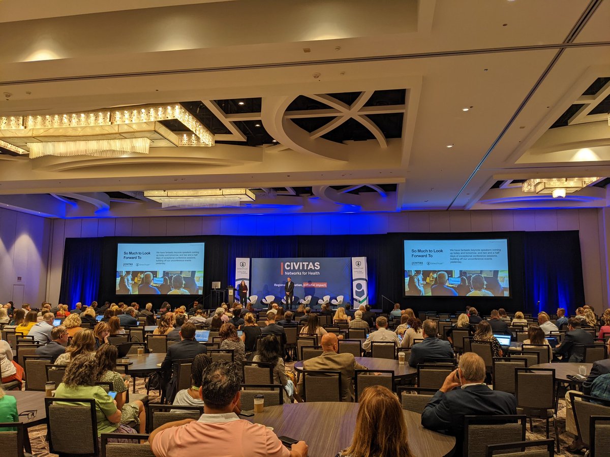 Let the <a href="/DirectTrustorg/">DirectTrust</a> and <a href="/civitas4health/">Civitas Networks for Health</a> fun begin. Great community of people who know what's really happening with interoperability and things like health equity. #together4health2022 #teaminterop