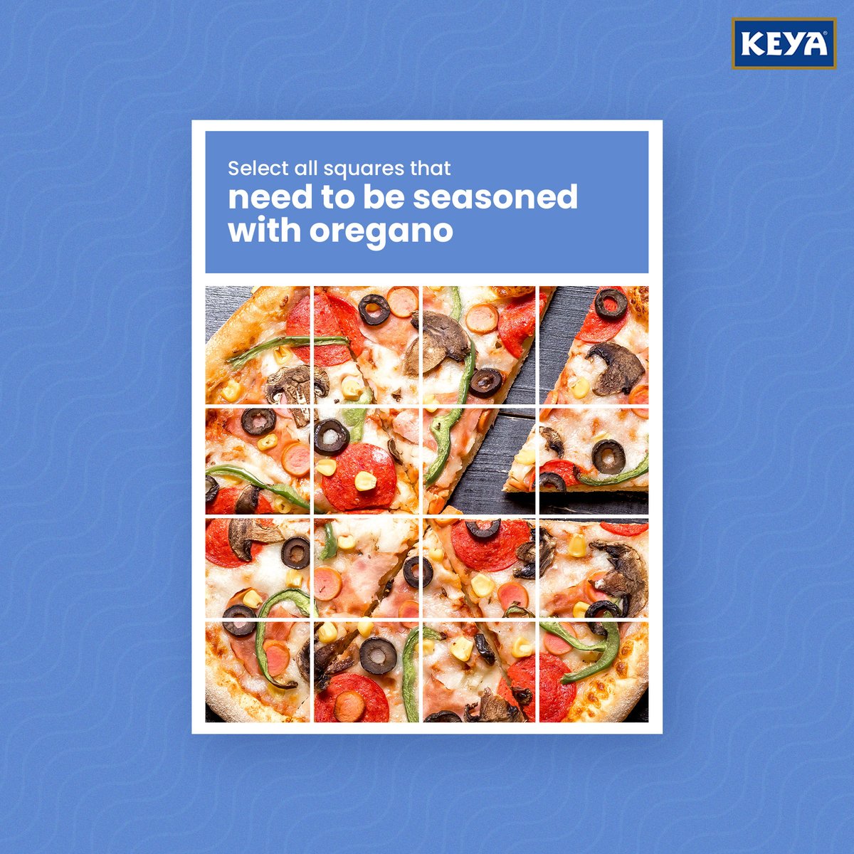 KeyaFoods's tweet photo. Only a robot would say no to oregano 🤭

#KeyaFoods #KeyaFoodsPasta #KeyaOregano #puzzle #keyaherbs #pizza #keyaseasonings #italianfood #italianrange #herbs #seasonings #cooking #deliciousfood #CookingHacks https://t.co/H4HD0ooVYD
