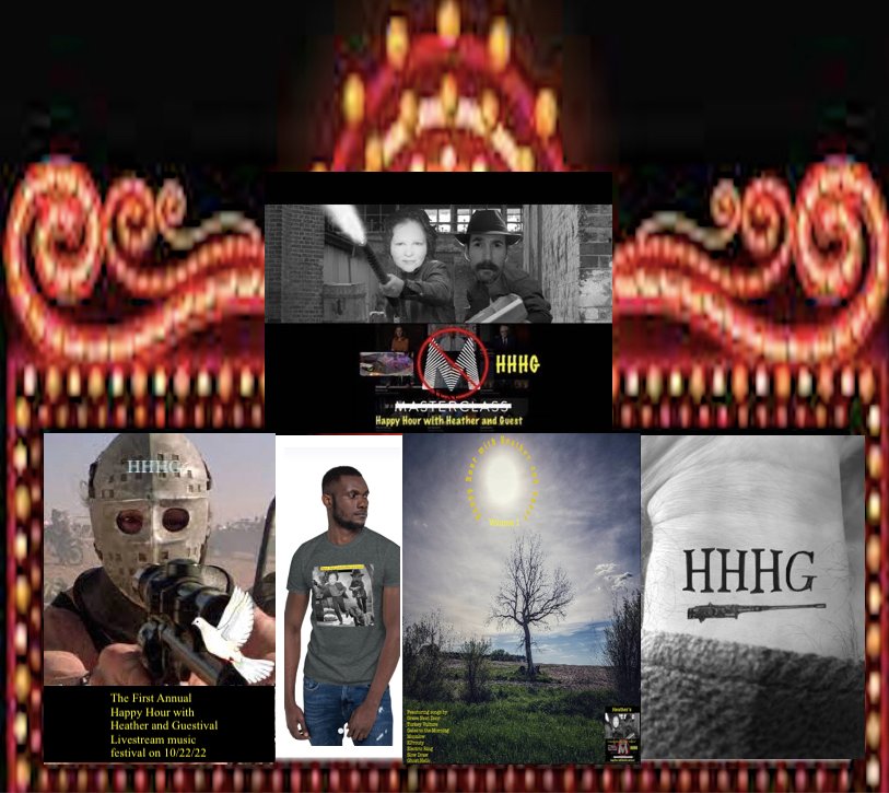 HHHG with the incomparable @heatherelaine61. T-shirts, a song compilation with <a href="/DoorGrave/">Grave Next Door</a> @AltCtrlCT  <a href="/kprouty4/">kprouty</a> <a href="/Gatesmorning/">Gates To The Morning</a> @derwooka Electric Ring <a href="/GhostHelloBand/">Ghost:Hello</a> <a href="/Moonlowband/">Moonlow</a> available, new episodes every Friday. …hourwithheatherandguest.wordpress.com