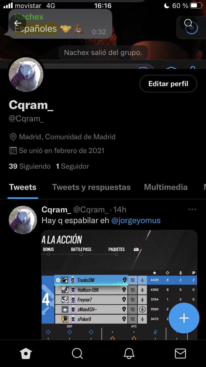 Cqram_'s tweet photo. Porq tengo solo un seguidor ? https://t.co/bO6BxhPU89