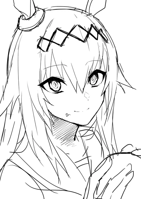 オグリン作画コスト高いーん!
 #ウマ娘 