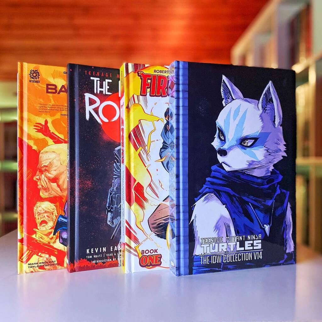 geekaffe's tweet photo. Comiclieferung Juli/August vom Dealer meines Vertrauens @waltscomicshop
TMNT IDW Collection 14
Fire Power Book 1
TMNT: The Last Ronin
Babyteeth Year 2
#idwcomics #imagecomics #aftershockcomics #tmnt #firepowercomic #babyteethcomic #Hardcover #Colle… https://t.co/bDydEJFl3t https://t.co/texFfMVpdU