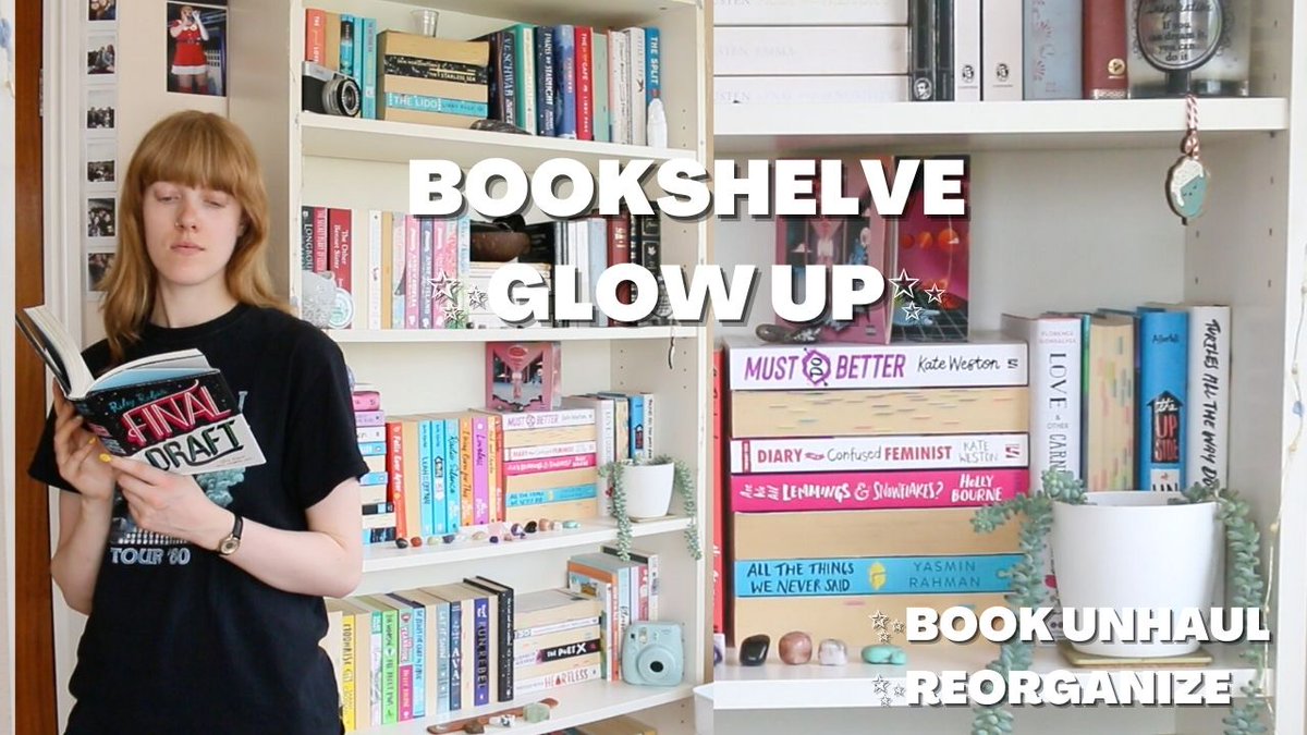A chilled, chatty video where I reorganize my bookshelves and do some much needed book unhauling 📚✨

✨youtu.be/wI-0v1P7yyk✨