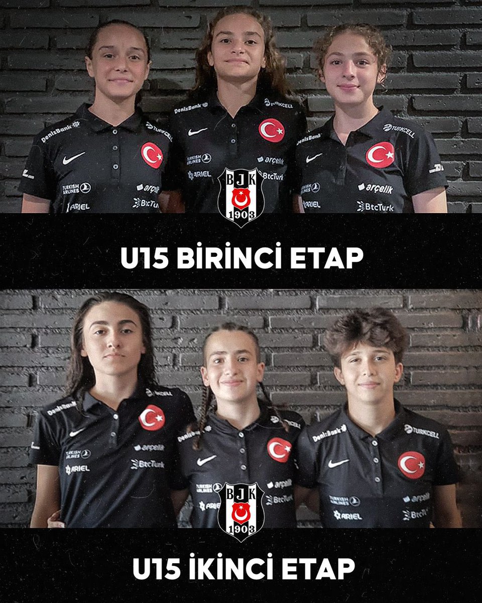 U-15 Kız Futbol Takımımızın oyuncularından; Ecrin Koyun, Irmak Büşra Aydın, Nisanur Çetin, Ceren Barın, Ecrin Naz Şentürk ve Dilara Su Pılıç U-15 Kız Milli Takım kampında. 🇹🇷