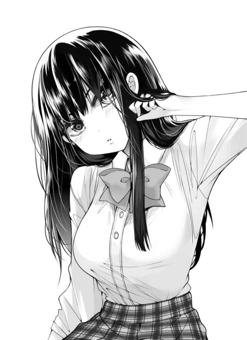 来月のティアのイラスト集、こんな感じで昔描いたイラストを修正して本にする予定です。きららとは違うエモい感じの艶女子イラスト集になると思いますので、よろしくお願いします! 