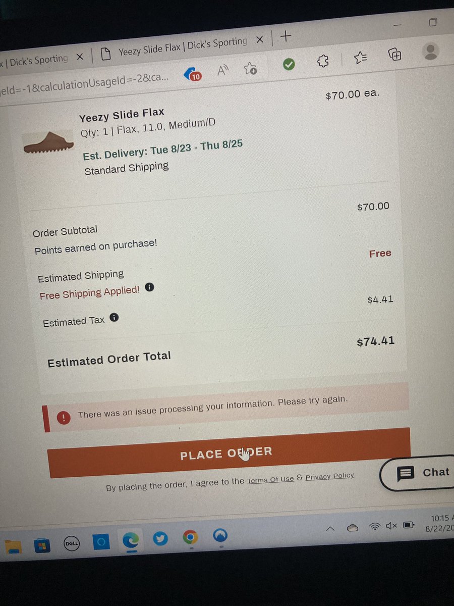 Luis_29VA's tweet photo. @SOLELINKS Trash wouldn’t let me check out https://t.co/C5SLwKY2WQ