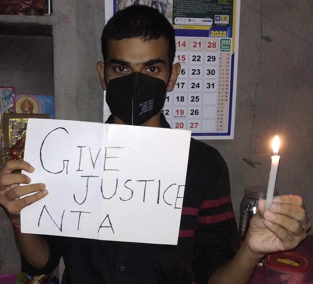 SameerK31828868's tweet photo. Give justice nta.For you maybe its just a exam but for us it is our life.#JEEMains2022 
@DG_NTA speak up.Are you coward or dumb?
#candlemarchforjeeneetjustice https://t.co/mkwwGYive3