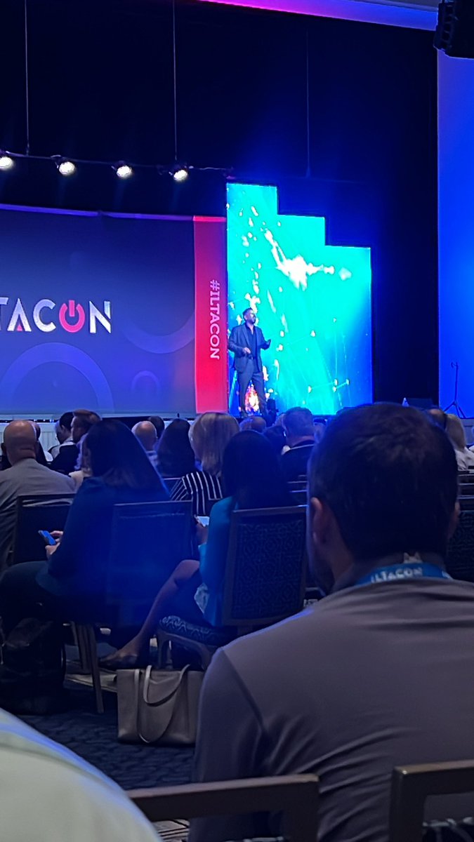 CTocsoy's tweet photo. Great keynote by @schwerdtfeger at #ILTACON2022 - fascinating information #ILTANet https://t.co/xqjFGuXPQn
