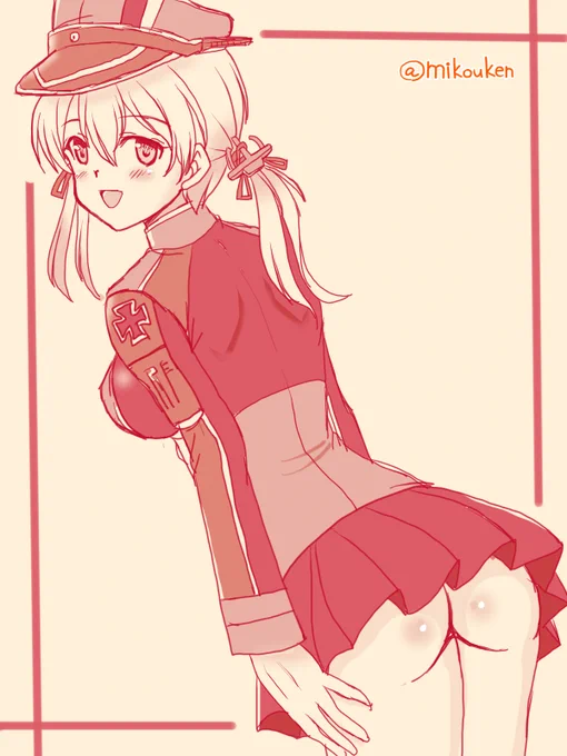 #艦これ版深夜の真剣お絵描き60分一本勝負#艦これ版真剣お絵描き60分一本勝負_20220822とある実験を兼ねてプリンで参加します。フルカラーじゃない場合アレは作動するのかどーか・・。 