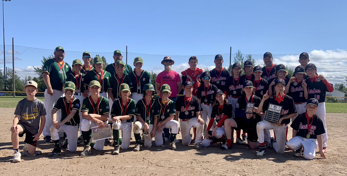 Congratulations to our 13UAA team who took home the silver medal at the Matt and Megan Memorial Tournament in Gander this weekend! Thank you <a href="/GanderBaseball/">GanderMinorBaseball</a> for being terrific hosts! What a wonderful way to remember and honour two special young people! 💗⚾️ Congrats <a href="/RaidersU13AA/">@RaidersU13AA'22</a>