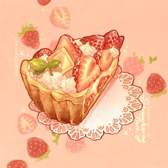Summer fruit tarts is in season!! Muscat grape tart, strawberry tart, or peach tart, feel free to choose one for your refreshments today!  