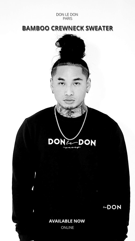 donledon_'s tweet photo. DON Le DON Bamboo Crewneck Sweater available now online. https://t.co/zulb0sl7M9