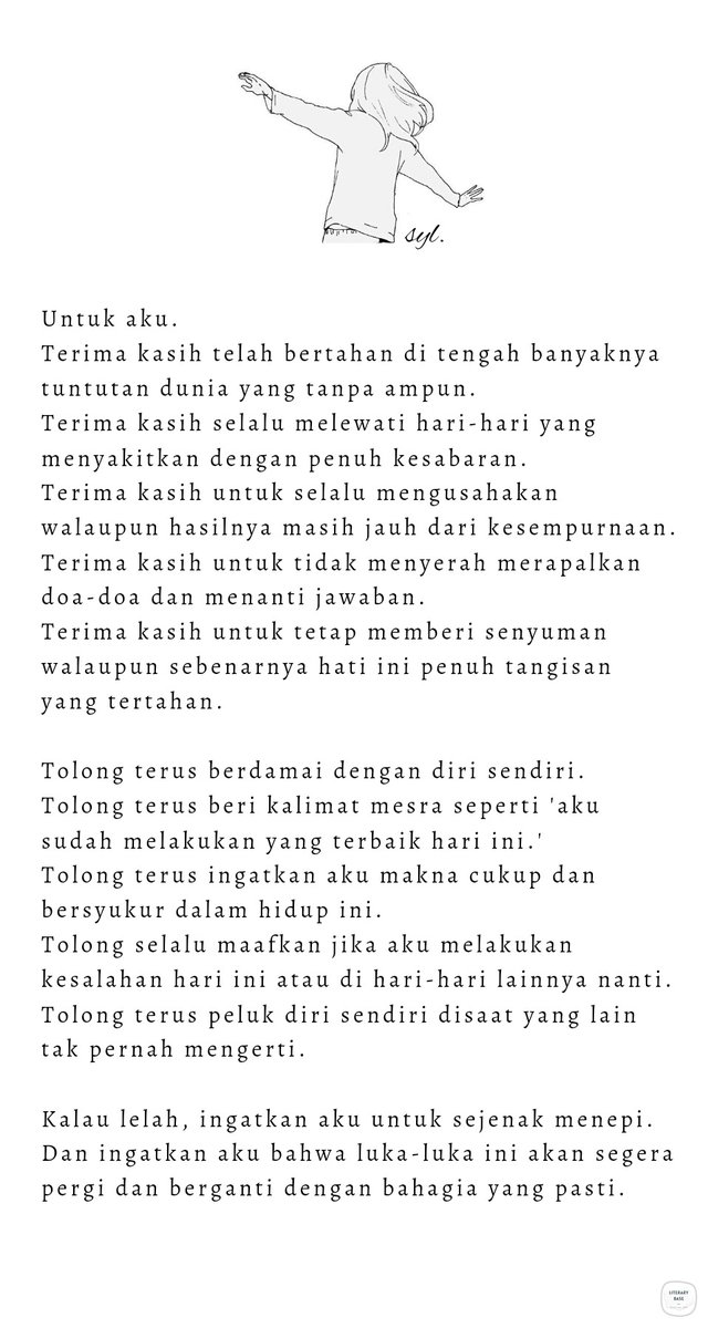 Karya • sambil dengerin Diri - Tulus.