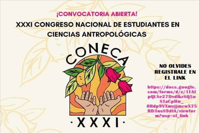 UACM's tweet photo. #UACM #UACMEducación #CONECA  

XXXI Congreso Nacional de Estudiantes en Ciencias Antropológicas. 
Información en:
https://t.co/9zutgWC24a https://t.co/M3nsA6dx56