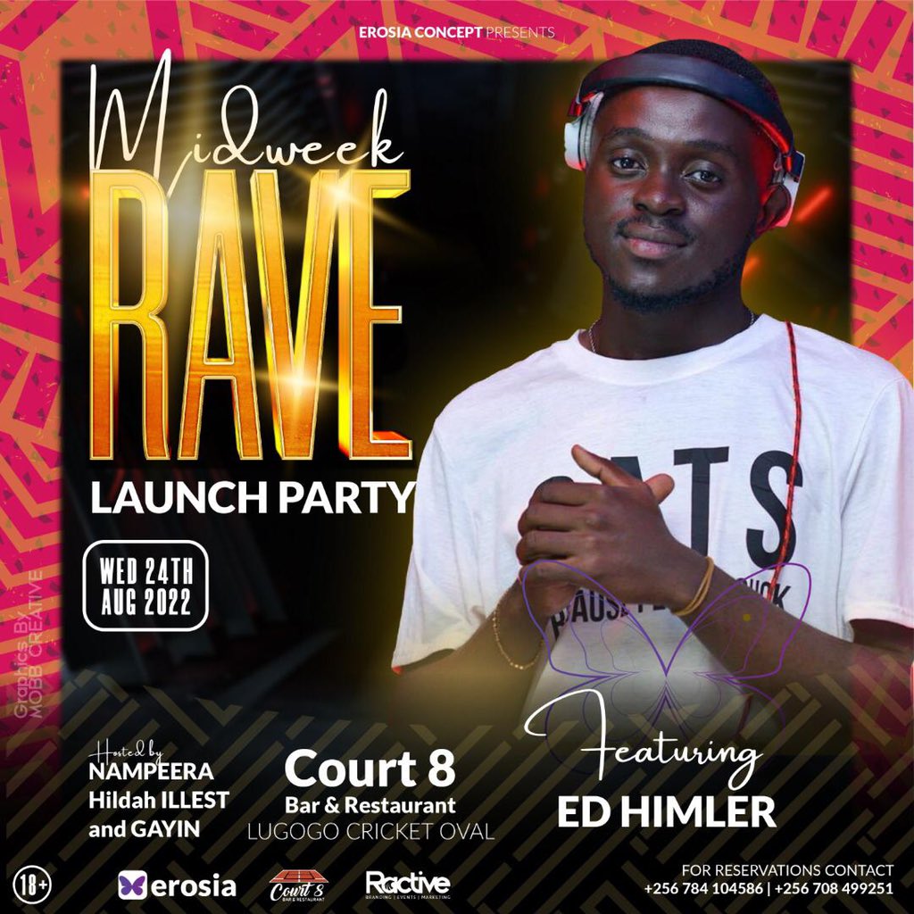 timothykeys7's tweet photo. Olindaki clean your shoes and get a new outfit for this Midweek Rave launch party happening at Court 8 bar and Restaurant Lugogo🤌🔥🔥🔥🔥💯suiiiiiii……@ractiveug @COURT8official #Court8MidweekRave https://t.co/E5pL03dPnL
