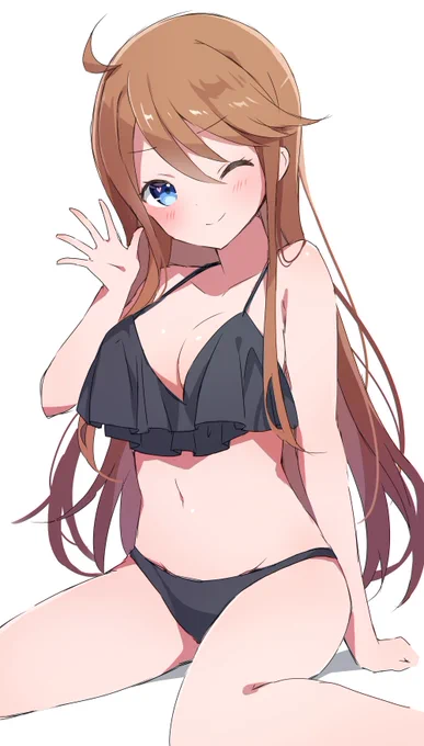 #水着の所恵美を描いて健康になろうキャンペーン 
