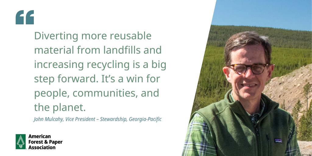 The paper and wood products industry might be centuries old, but it’s full of innovation. Hear from <a href="/GeorgiaPacific/">Georgia-Pacific</a>’s John Mulcahy to learn about Juno, a disruptive technology that is helping the industry recover more paper for recycling. bit.ly/3Cid1ii