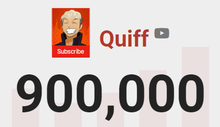Quiff_X's tweet image. thank you for 900k 🎉