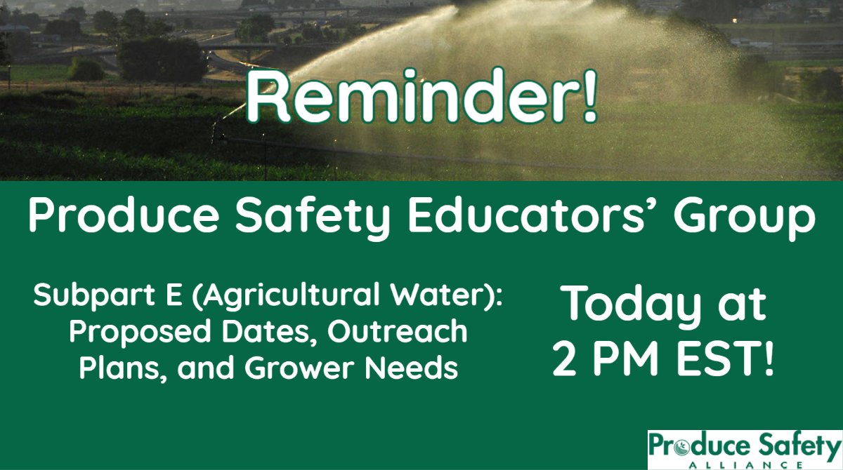 Produce Safety Alliance tweet media