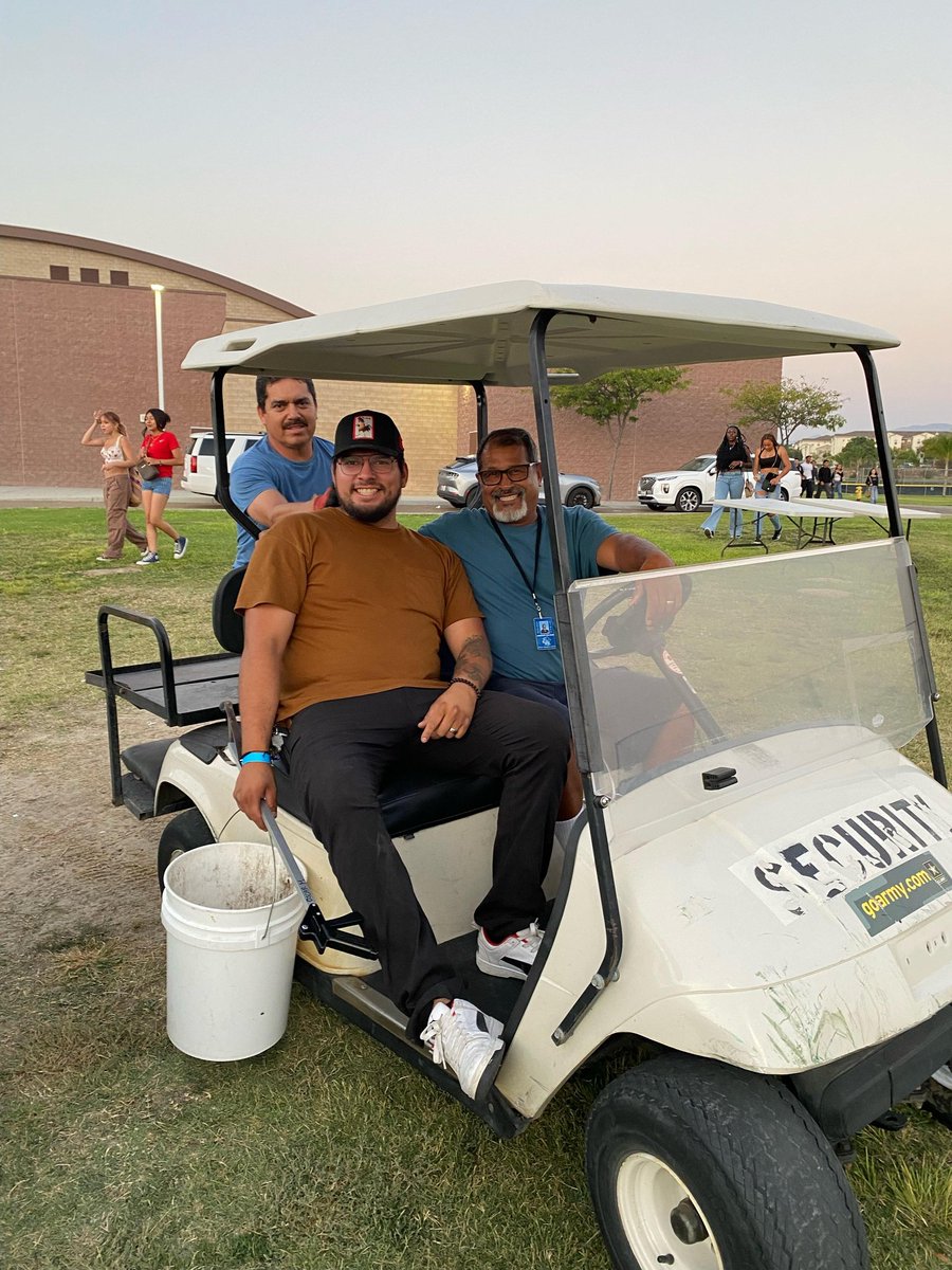 Burst pipe at a 2,000 spectator game? Not a problem for the real heroes of the night.  The custodians and the district plumbers. 
<a href="/ORHmustangs/">Otay Ranch High</a> #GoBigBlue #MustangPride #ThisIsOtay #SUHSD #ORHS #highschoolfootball #highschool