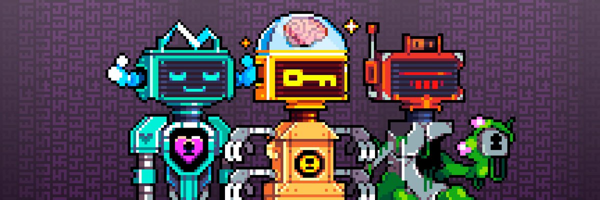 They seem friendly, but we still don't know their intentions...

We've learned that #TheLockeys blindly follow The Codebreakers Prophecy 📜

This hope foretold another world that will ascend these cyber-creatures to a new dimension of being... what fate will then befall them?