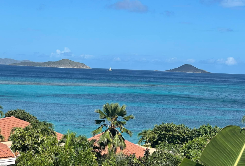 adagiovilla's tweet photo. View of Mahoe Bay from Adagio Villa. Weeks in November, December and March are available for rental. See https://t.co/I9eegNvUId. https://t.co/cyhKIwpSxp