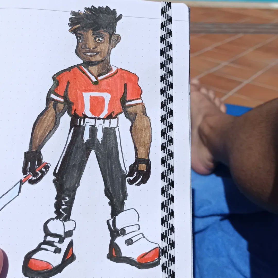 Eurinomio_X's tweet photo. Después de escribir todo el año🖊️, es bonito tener un espacio veraniego para garabatear un poco✏️ #summerdrawing https://t.co/y6yJDc6qKD