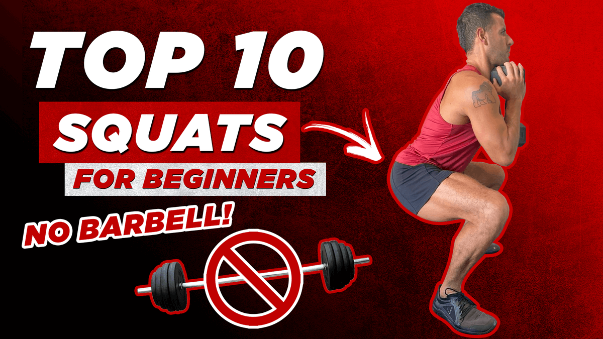 TOP 10 Squat Variations for BEGINNERS (No barbell!) youtu.be/IJY_Z7Gc06c