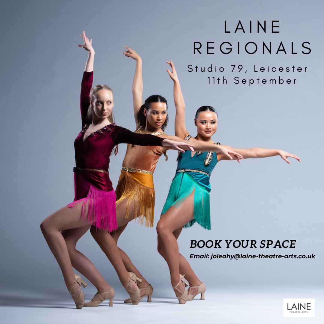 📣 LAINE THEATRE ARTS REGIONAL WORKSHOPS We’re excited announce our first regional workshops will be hosted by Studio 79, Leicester. Join us for a day of Industry workshops with @liamtamneofficial & Delycia Belgrave! To register email: joleahy@laine-theatre-arts.co.uk