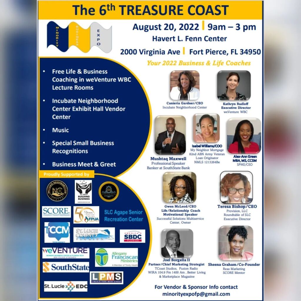 LadyBNaturally's tweet photo. Over the weekend I attended the 6th Annual Treasure Coast Minority Business Expo in Ft Pierce at the Havert L. Fenn Center. 💼⁣
⁣
I got to listen to some great speakers who spoke on topics such as Millionaire Mindset and Email Marketing. 🗣⁣
⁣
I di… https://t.co/oJr4iA1CyQ https://t.co/sXsCCzqOrE