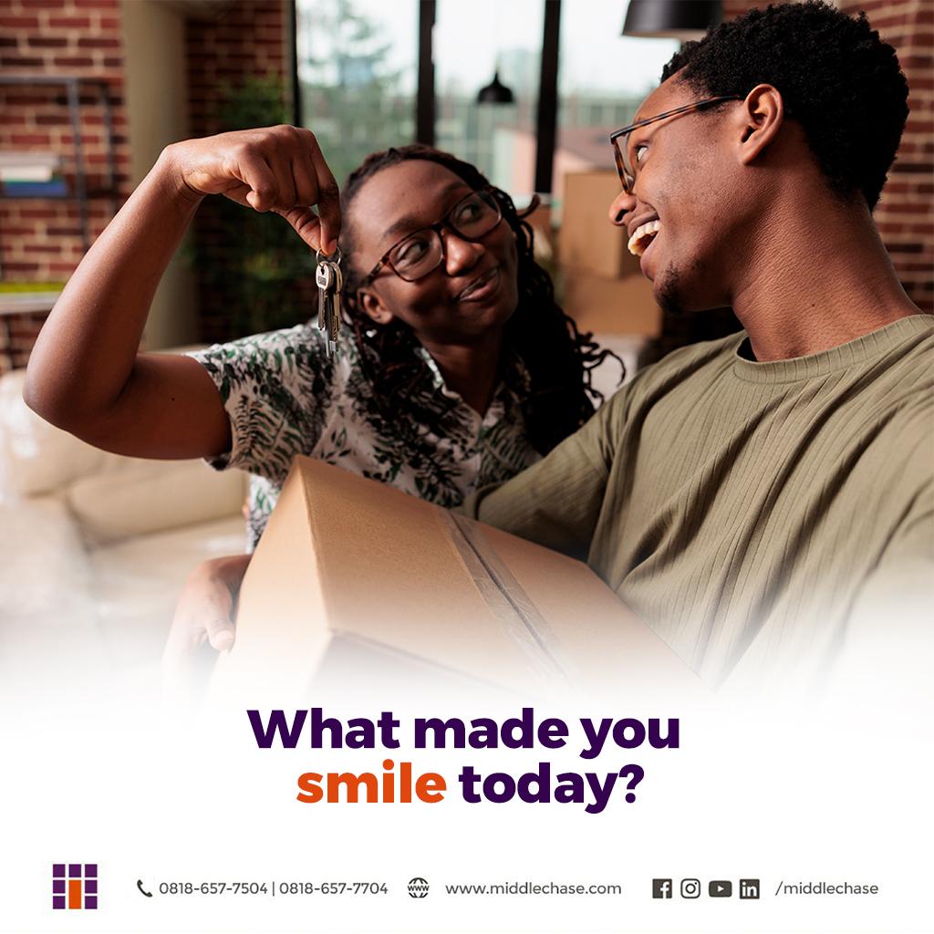 IamMiddlechase's tweet photo. The satisfaction you get when you own your property is our deepest joy.
Send a DM with the word "SMILE" to smile everyday.
#middlechase #Rentalincome #Propertygang #propertyinvestment #extraincome #Extracash #cashflowking #HomeOwnership #Ownwithease https://t.co/IhmKRmYD9x