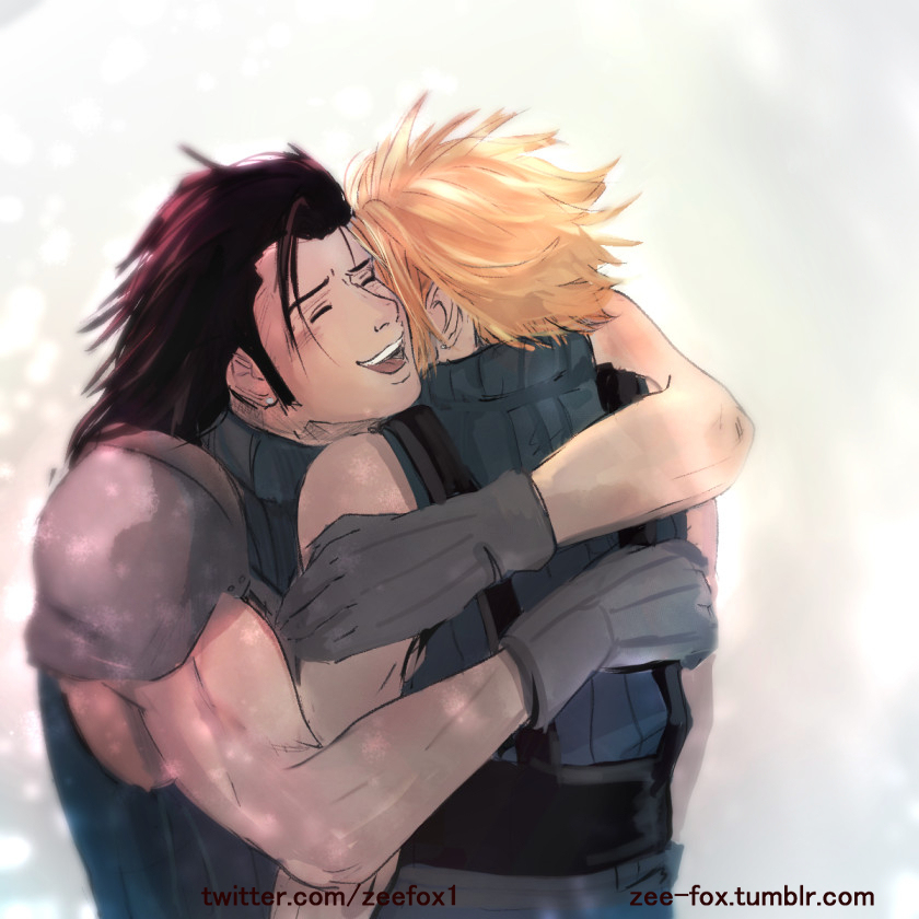 zeefox1's tweet photo. hug #Cloud #zeefox #FINALFANTASY #FFVII #zack #fair #strife #FINALFANTASYⅦ https://t.co/GAb06xlZQO https://t.co/GfdPtbbiCE
