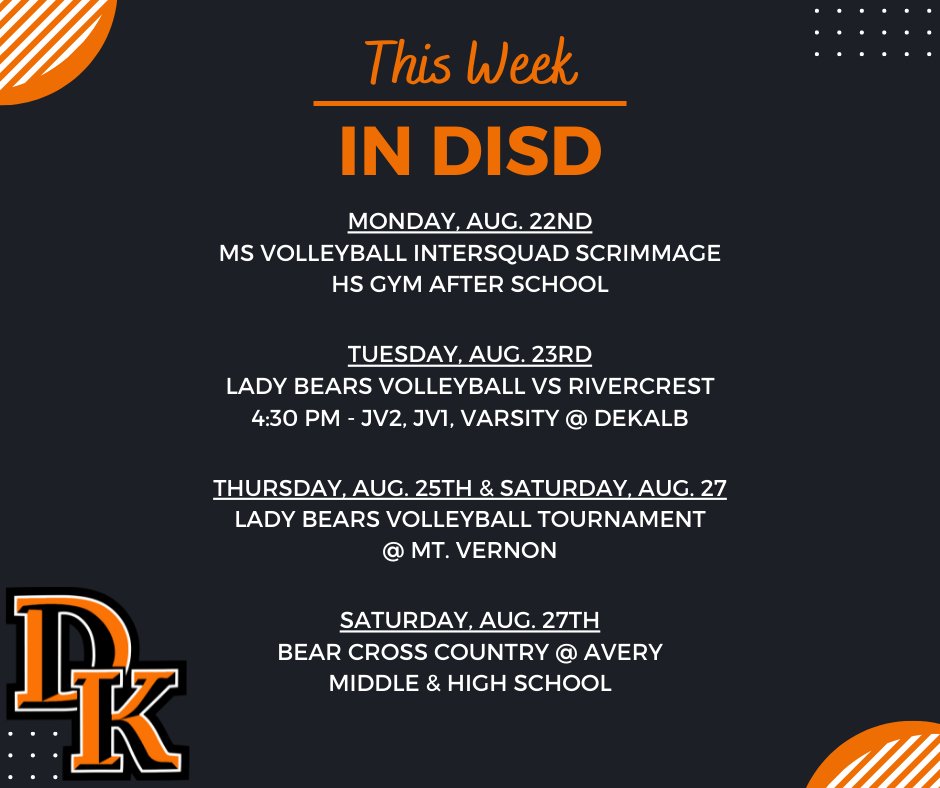 DeKalb ISD tweet media