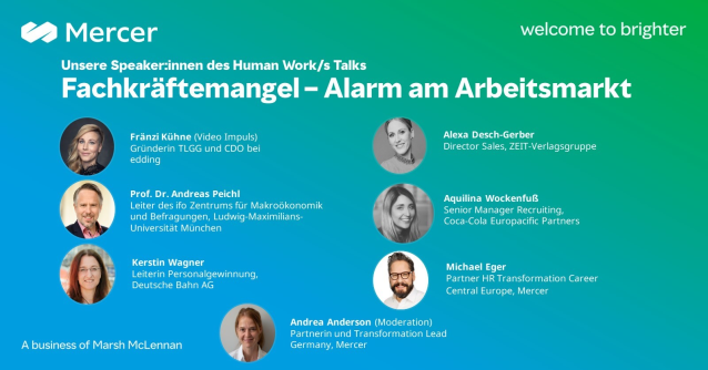 We proudly present: die Speaker:innen unseres nächsten Human Work/s Talks am 20.09.2022! Sind Sie schon angemeldet? #Jobs #Career #HumanWorks bit.ly/3TbWxym