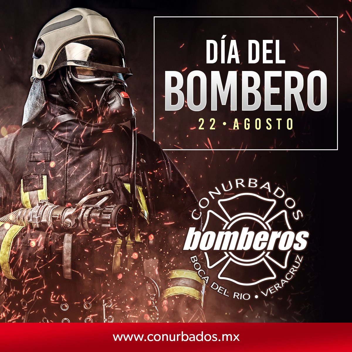 Bomberos_Boca's tweet photo. El Patronato del Honorable Cuerpo de Bomberos Boca del Río Veracruz felicita hoy a todos los Bomberos que dedican su vida a esta honorable labor
Un año Más celebrando el Orgullo de Protegerte Boca del Río-Veracruz. ¡Feliz #DíaDelBombero! 🎉 Gracias por confiar en nosotros https://t.co/nrjMyNj9QP