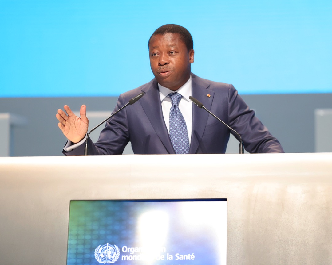 PresidenceTg's tweet photo. Le Président de la République SEM. @FEGnassingbe a présidé ce jour l'ouverture de la 72ème session du comité régional de l’OMS pour l’Afrique que notre pays s’honore d’accueillir.
#RC72AFRO 
#Denyigban https://t.co/WsNHPSUxpf