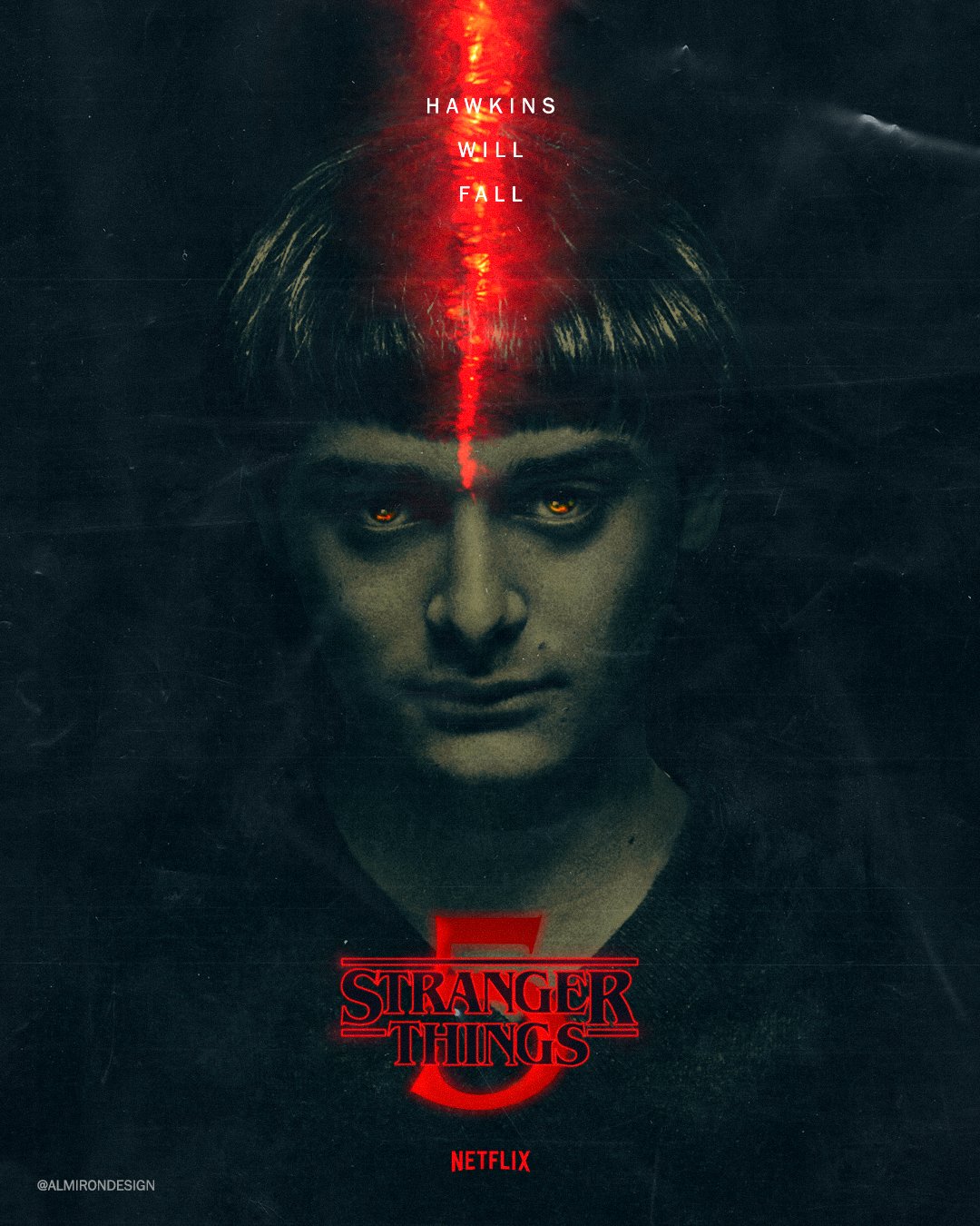 Axel Almirón on X: STRANGER THINGS 5 WILL BYERS POSTER FANART