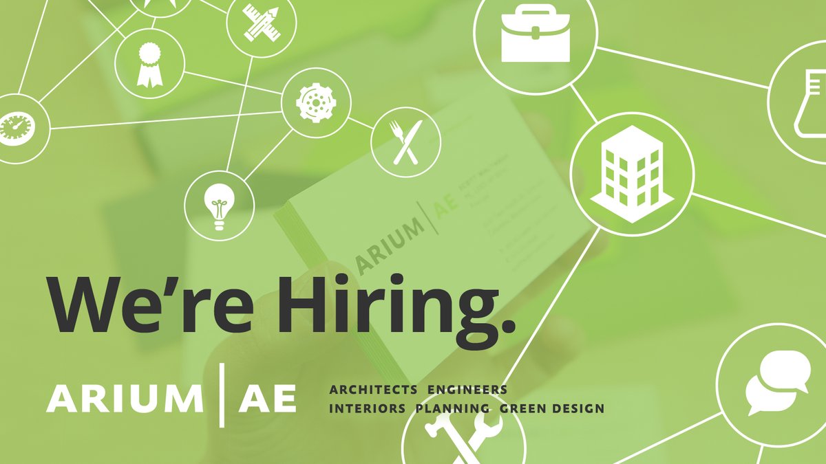 AriumAE's tweet image. #Arium AE is #NowHiring: Architectural/Engineering Drafter &amp;amp; Experienced Mechanical Engineer to join our growing mid-sized firm.
🔗 for more info: ariumae.com/arium-ae-is-no…

#Architects #Engineers #InteriorDesigners #AEdesign #mechanicalengineeringdesign