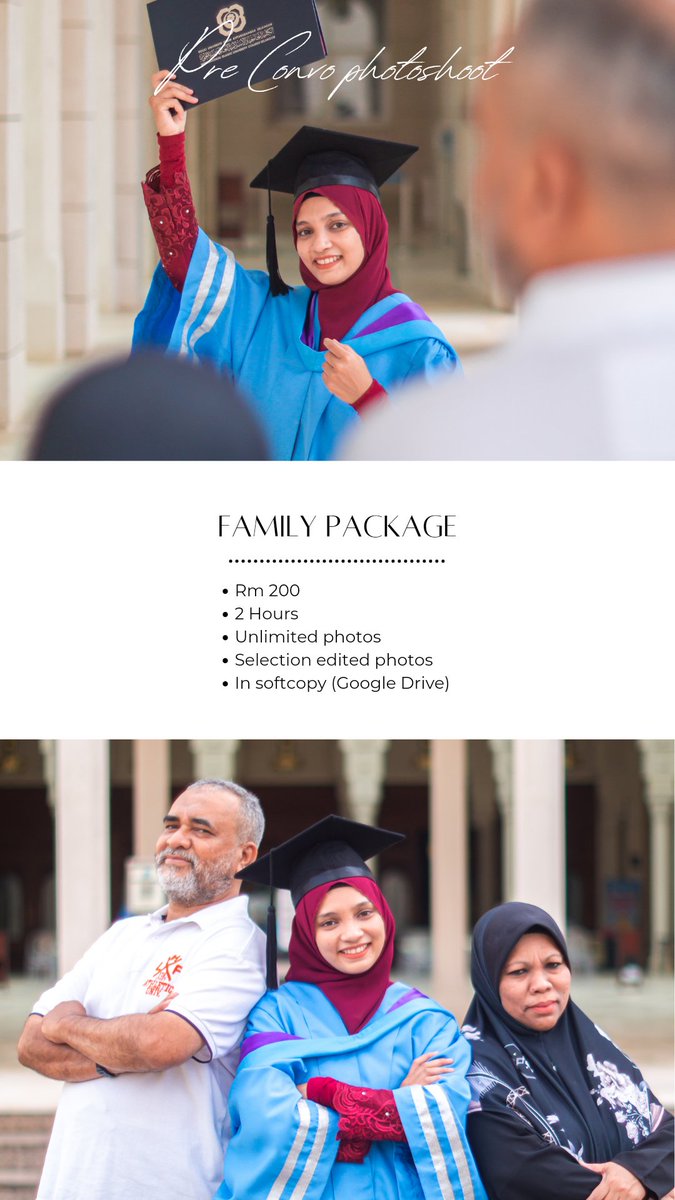 luqmnkim's tweet photo. Assalamualaikum dan hai, bagi sesiapa yang masih mencari photographer untuk photoshoot pre convo boleh roger saya ye! ini rate yang saya letak.

btw kalau nak tgk lagi hasil gambar boleh usha insta saya di link ni: https://t.co/qaPmmhnmNj https://t.co/LGXGLRdtm3