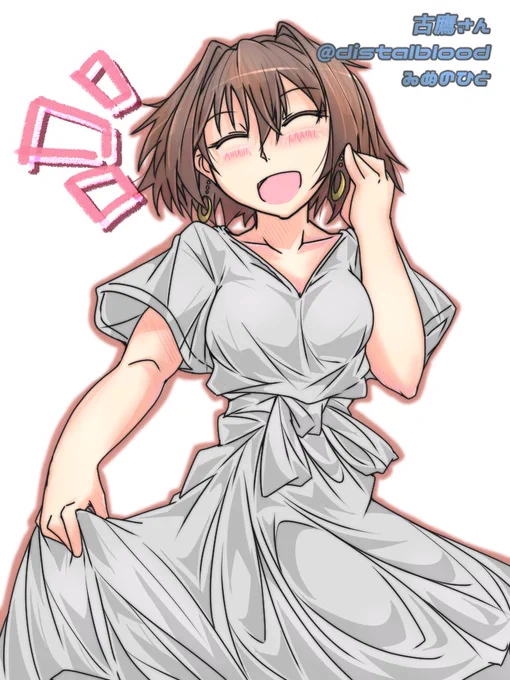 古鷹さん#艦これ版深夜の真剣お絵描き60分一本勝負#艦これ版真剣お絵描き60分一本勝負_20220822 