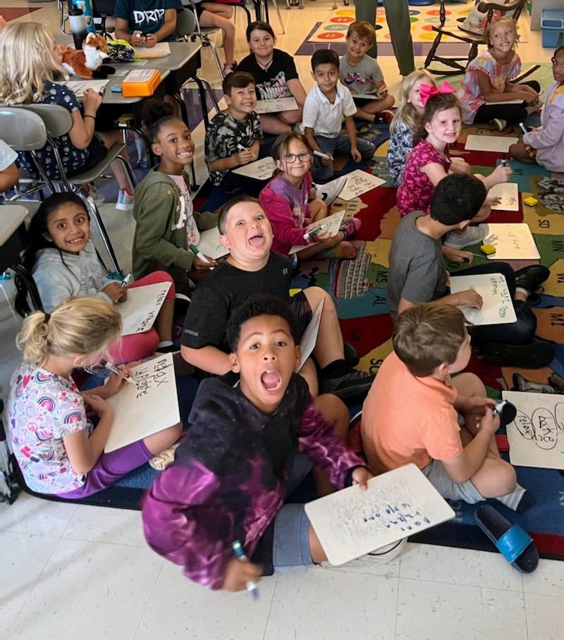 Thank you, <a href="/FranksSCE2/">Alyssa Franks</a>, for letting my scholars join your phonics lesson this morning. #rockstarteacher