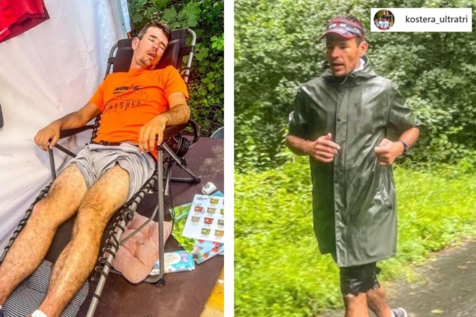 MielcKarol's tweet photo. Adrian Kostera z czasem 189:55:20 zakończył #swissultra i zajął 3 miejsce. 38 km płynął, 1800km rowerem i 422km biegu. Adrian od zwycięzcy był gorszy o 7h i 12min a od drugiego zawodnika o 2h i 6min. Wielki szacun! Adrian otrzyma nagrodę 400Euro za zajęcie 3 miejsca.#TeamKostera https://t.co/vxCskASpry